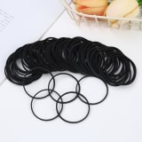 Elastic Rubber Bands Office Supplies Rubberbands BLACK - Image 5
