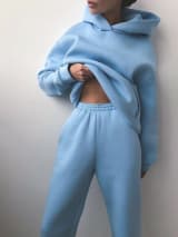 2026 Women's Autumn And Winter New Sales In Europe And America Casual Fashion With Thick Velvet And Warmth, Long Sleeve Hoodie And Pants, Two Piece Set - Image 12