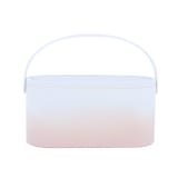 Portable Led Desk Storage Cosmetic Mirror Organizer Box With Light - Image 12