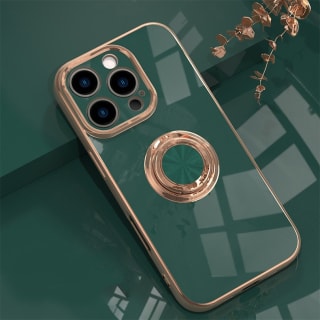 Electroplated Ring Protective Sleeve Car-mounted Mobile Phone Case