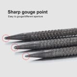 4 Piece Nail Setter & Center Punch Set 4" Wood Metal Super Impact Resistance USA - Image 7