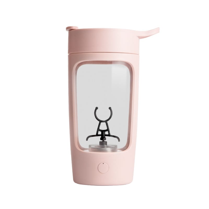 Portable Juice Blender Pink White LOGO