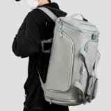 Large-capacity Waterproof Backpack With Separate Dry And Wet Compartments - Image 1