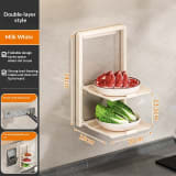 Punch-free Foldable Kitchen Prep Rack - Image 9
