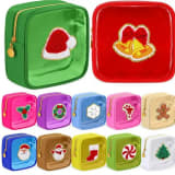 Christmas Embroidered Letter Makeup Bag Large Capacity - Image 1