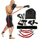 Boxing Resistance Band Leg Waist Strength Trainer Basketball Jump. Fight Bounce Trainer Pull Rope Suit - Image 2