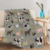 Various Animals Blanket Soft Pig Horse Durable Comfortable Blanket Women A Dult Birthday Gift Home Decoration Sofa Couch Office Bed Camping Travel, 150x200cm Temu Can Only Be Self-picked Up - Image 8