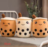 Cute Fruit Drink Plush Stuffed Soft Strawberry Milk Tea Plush Boba Tea Cup Toy Bubble Tea Pillow Cushion Kids Gift - Image 26