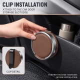 Foldable Car Door Cup Holder, Retractable Water Bottle Bracket, Side Door Storage Organizer For Vehicle Interior - Image 3