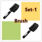 Hairbrush Anti Klit Brushy Haarborstel Women Detangler Hair Brush Bristle Nylon Scalp Massage  Teaser Hair Brush Comb - Image 63