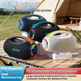 KP-861 Best-selling Wireless Bluetooth Speaker Portable Handle RGB Lighting Long Battery Life High Sound Quality Factory Direct In Stock - Image 2