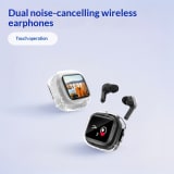 Dual Noise Cancellation Wireless Earbuds In Ear Bluetooth Headphones With Ultra Long Battery Life - Image 1