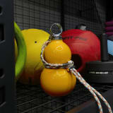 Gourd Shape Insulated Tumbler With Straw 520ml Travel T Hermos Yellow - Image 9