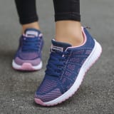 Women Casual Shoes Fashion Breathable Walking Mesh Flat Shoes Woman White Sneakers Women Tenis Feminino Female Shoes - Image 1