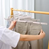 Multipurpose Pants Hanger Is A Space Saving Closet Organizer That Features An Open Ended Design To Help You Store Trousers Jeans And Scarves Effectively In Your Limited Wardrobe Space - Image 3