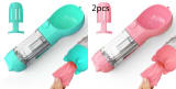 Pet Water Bottle Feeder Bowl Garbage Bag Storage Portable Pet Outdoor Travel 3 In 1 Dog Water Bottle - Image 41