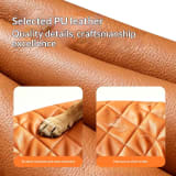 Pet Car Seat Mat Waterproof PU Leather Rear Seat Protector - Image 3