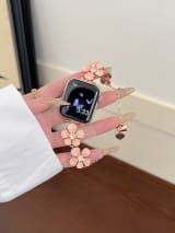 Versatile Pebble-flower Chain Metal Watch Strap - Image 7