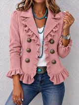 Buttoned Long-sleeve Cardigan For Women - Image 8