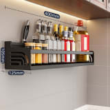 Double-layer Kitchen Storage Rack Punch-free And Multi-functional - Image 9