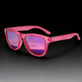 Retro Square Sunglasses With Colorful Reflective Lenses That Block UV Rays. Suitable For Both Men And Women. Available In Multiple Colors. Great For Daily Commuting And Versatile Eyewear. - Image 3
