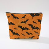 Halloween Decor Cosmetic Bag  Large Capacity Travel Toiletry Bag  Portable Storage Pouch For Skincare - Image 25