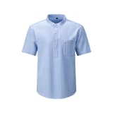Jiana Cross-Border Summer Short-Sleeved Men's Shirt With Henry Collar, Casual Vacation Fashion Versatile Shirt, Men's Stand-Up Collar T-Shirt - Image 8