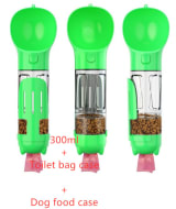 Pet Water Bottle Feeder Bowl Garbage Bag Storage Portable Pet Outdoor Travel 3 In 1 Dog Water Bottle - Image 8