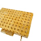 Retro Evening Party Wicker Acrylic Single-shoulder Chain Crossbody Bag For Women - Image 5
