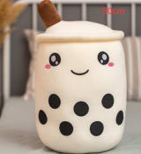 Cute Fruit Drink Plush Stuffed Soft Strawberry Milk Tea Plush Boba Tea Cup Toy Bubble Tea Pillow Cushion Kids Gift - Image 44