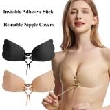 Large Size Strapless Bra Adhesive Sticky Push Up Bras For Women Rabbit Brassiere Lingerie Invisible Women Hot - Image 1