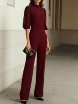 European And American Cross-Border Fashion Set For Women, New Summer Style, Slimming Printed Short-Sleeve Wide-Leg Pants Three-Piece Set - Image 7