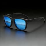 Retro Square Sunglasses With Colorful Reflective Lenses That Block UV Rays. Suitable For Both Men And Women. Available In Multiple Colors. Great For Daily Commuting And Versatile Eyewear. - Image 7