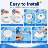 Interactive Cat Toys For Indoor Cats, Hide And Seek, 3 Smart Modes, 1200mAh Touch Activated,  Auto Sleep Wake, Realistic Mouse Sounds, Double-Tap Mute, Moving Plush Tail - Image 5