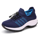 Women's Spring And Summer New Casual Flying Knit Sneakers - Image 13