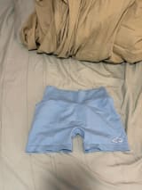 Cloud Activewear - Seamless Shorts Blue Pink - Image 3