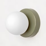 Vintage Glass Globe Wall Lamp - Image 4