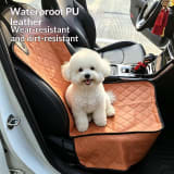 Pet Car Seat Mat Waterproof PU Leather Rear Seat Protector - Image 1