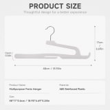 Multipurpose Pants Hanger Is A Space Saving Closet Organizer That Features An Open Ended Design To Help You Store Trousers Jeans And Scarves Effectively In Your Limited Wardrobe Space - Image 11
