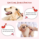 Pets Grooming Comb Kit For Small Dogs Puppies For Tear Stain Remover - Image 3