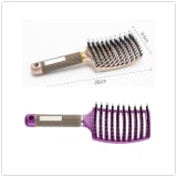 Hairbrush Anti Klit Brushy Haarborstel Women Detangler Hair Brush Bristle Nylon Scalp Massage  Teaser Hair Brush Comb - Image 18
