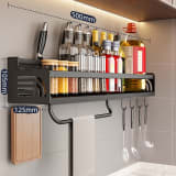 Double-layer Kitchen Storage Rack Punch-free And Multi-functional - Image 11