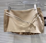Sequined Mesh Camisole Double-Belt Leopard-Print Lined Skirt Set - Image 7