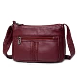 Women Genuine Leather Soft Shoulder Crossbody Backpack - Image 3