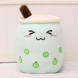 Cute Fruit Drink Plush Stuffed Soft Strawberry Milk Tea Plush Boba Tea Cup Toy Bubble Tea Pillow Cushion Kids Gift - Image 13
