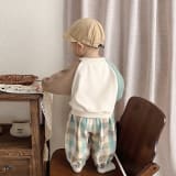 Plaid Top And Pants Set For Baby Boys - Image 3