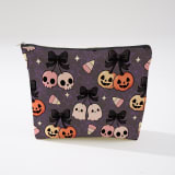 Halloween Decor Cosmetic Bag  Large Capacity Travel Toiletry Bag  Portable Storage Pouch For Skincare - Image 56