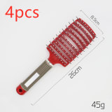 Hairbrush Anti Klit Brushy Haarborstel Women Detangler Hair Brush Bristle Nylon Scalp Massage  Teaser Hair Brush Comb - Image 62