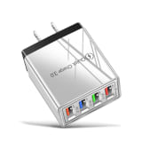 USB Charger Quick Charge 3.0 4 Phone Adapter For Tablet Portable Wall Mobile Charger Fast Charger - Image 25