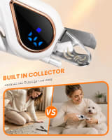 2-in-1 Dog Nail Clippers & Cat Grinder With Dual LED Lights 3 Speeds Grinder, Quick Sensor, Safety Guard, Safety Lock, Type-C, Low Decibel Grinder For Small Medium Large Dogs & Cats - Image 4